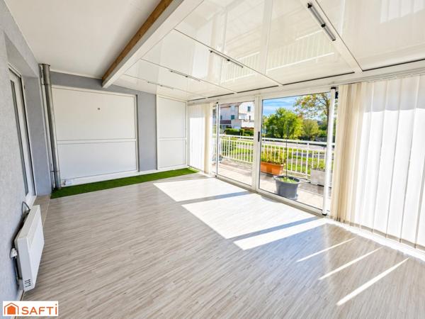 Appartement 3 pièces de 78 m² – Terrasse exceptionnelle de 45 m² et véranda de 20 m²