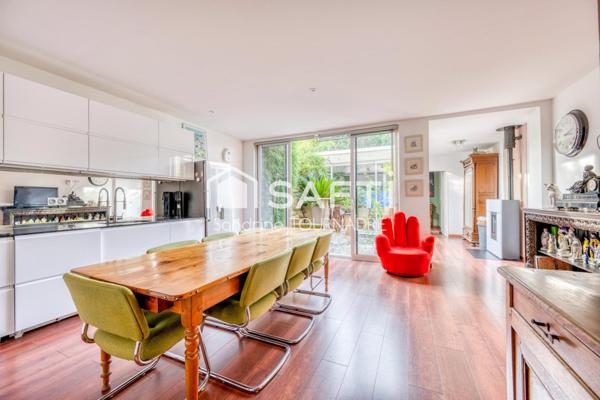 BORDEAUX CAUDERAN : Echoppe rénovée, 3 ch, garage 30 m²