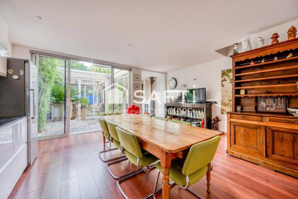 BORDEAUX CAUDERAN : Echoppe rénovée, 3 ch, garage 30 m²