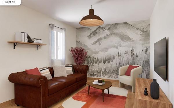 Appartement à vendre    2 pièces • 58 m2 Bielle