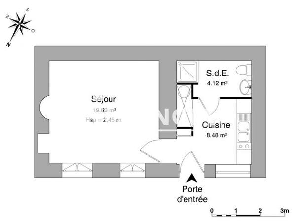 Location Studio 32.23 m² - 31 RUE SAINT NICOLAS Nancy 54000