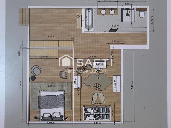 Appartement F4 de 95m2 à Saint germain en Laye - Quartier Schnapper