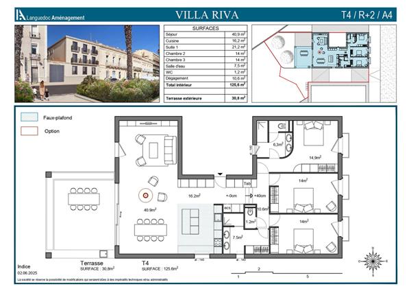 Programme neuf Sete 4 pièces 125.60 m²