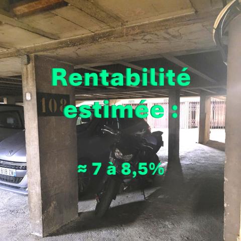 Place de parking pour investissement locatif - Métro DUGOMMIER