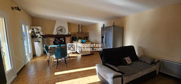 Le Barcarès maison 4 faces 3 pièces avec très grand terrain