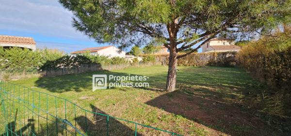Le Barcarès maison 4 faces 3 pièces avec très grand terrain