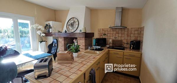 Le Barcarès maison 4 faces 3 pièces avec très grand terrain