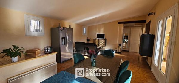 Le Barcarès maison 4 faces 3 pièces avec très grand terrain