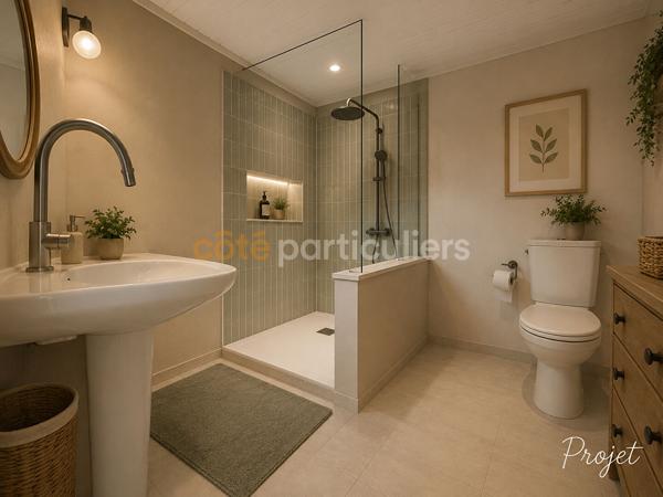 Vente
                Maison80,53 m² - 3 Pièces -
                    SAINT MICHEL EN L HERM (85580)