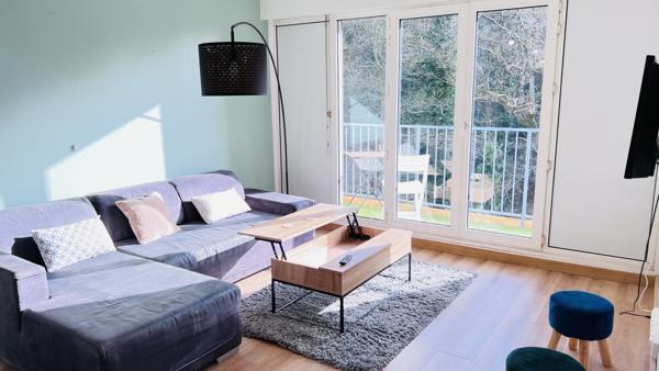 Quimper (29000) Appartement T3 meublé de 63 m² avec double balcon - Quimper Rue de Gascogne