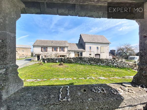 Alrance (12430) Maison de 130 m² 4 CH 5P avec terrain + Grange + Possibilité Gites/Chambres d'hôtes