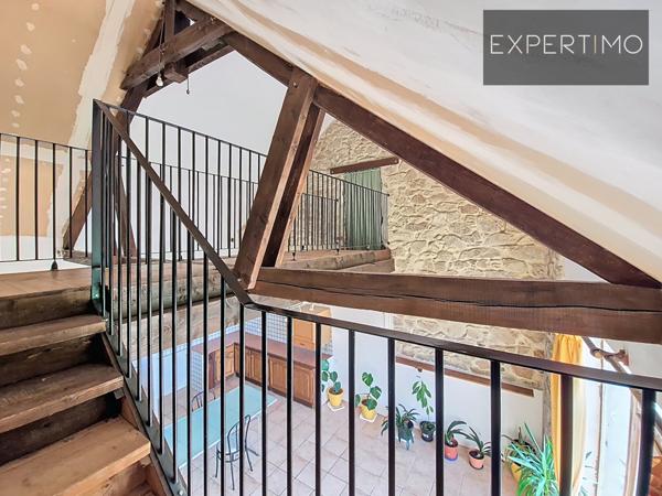 Alrance (12430) Maison de 130 m² 4 CH 5P avec terrain + Grange + Possibilité Gites/Chambres d'hôtes