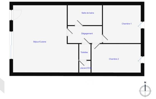 Marseille (13012) 3 pièces et jardin SAINT JULIEN