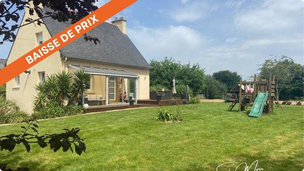 Maison familiale avec jardin à proximité du bourg et du littoral
