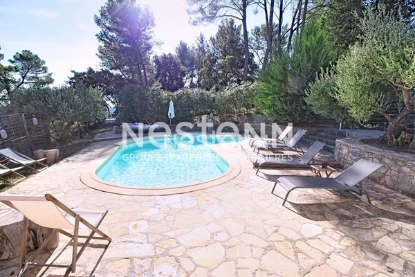 Propriété à Lorgues de 306m2 dont deux T2 indépendant + piscine forme libre sur un terrain de 1817m²