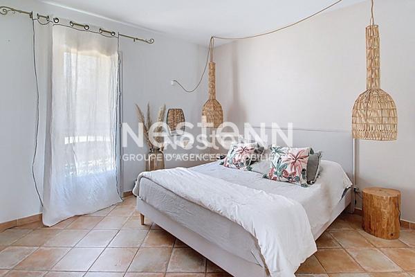 Propriété à Lorgues de 306m2 dont deux T2 indépendant + piscine forme libre sur un terrain de 1817m²