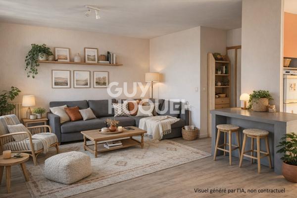 Appartement T3 + cave + parking