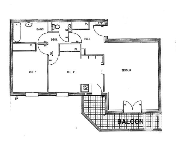 Appartement 3 pièces de 68 m² à Brie-Comte-Robert (77170)