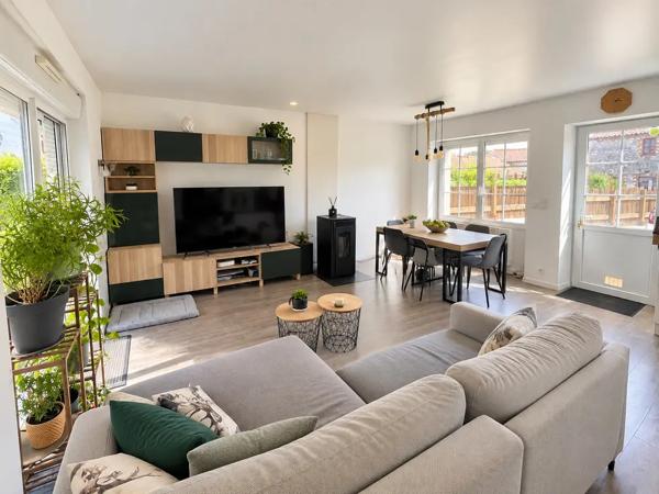 Maison 4chambres, jardin avec local professionnel