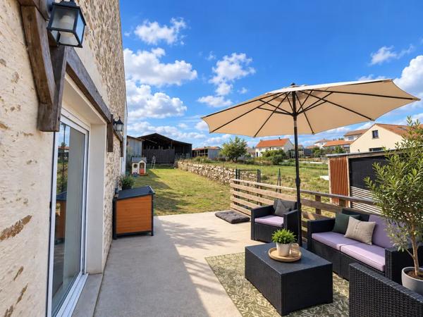 Maison 4chambres, jardin avec local professionnel