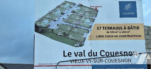 VIEUX VY SUR COUESNON, Terrain â bâtir - Bourg de VIEUX VY SUR COUESNON - Lotissement Le Val du...