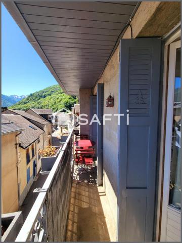 En région Midi Pyrénées Appartement T3 de 40,59m², 6 couchages, local à ski.