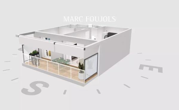 appartement neuf vue mer avec piscine et solarium sur le toit