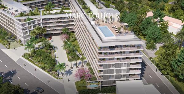 appartement neuf vue mer avec piscine et solarium sur le toit