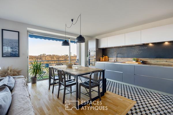 Appartement avec terrasse et vue sur le parc de la tête d’or