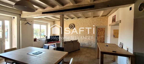 Fermette 3 chambres, dépendances, garage, grand terrain