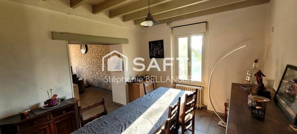 Fermette 3 chambres, dépendances, garage, grand terrain