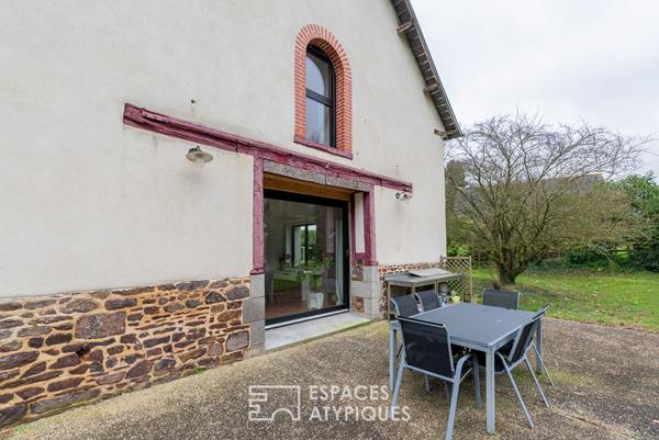 Vaste longère contemporaine au coeur de la nature