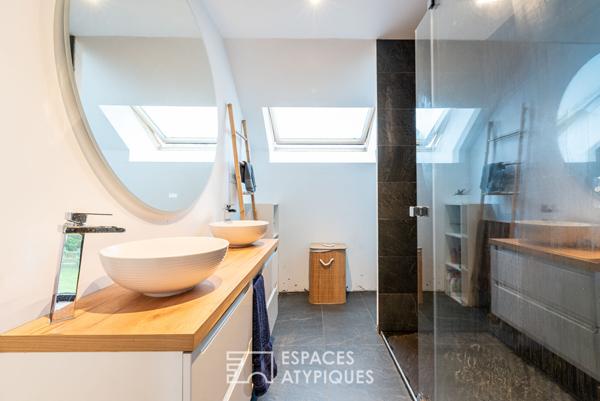 Vaste longère contemporaine au coeur de la nature