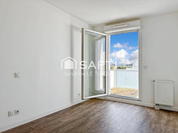 Emplacement idéal, appartement T3 au dernier étage