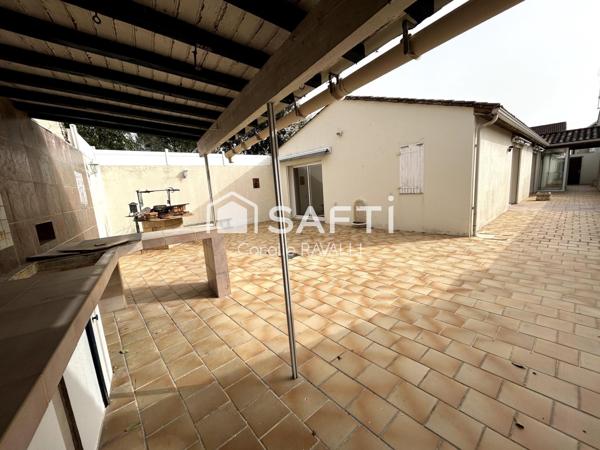 Maison plain-pied au calme quartier Saint -Cybard avec plusieurs places de stationnement privées