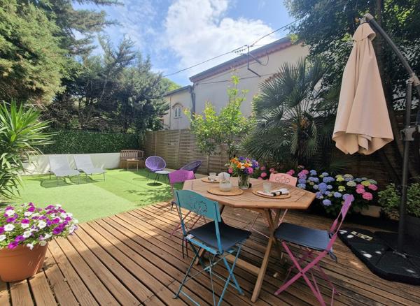 Studio avec jardin privatif de 62m² à 5 minutes à pied de la mer