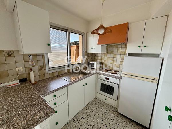 Appartement T2 traversant de 47 m² à Canet-en-Roussillon - Vue marina, mer et Canigou
