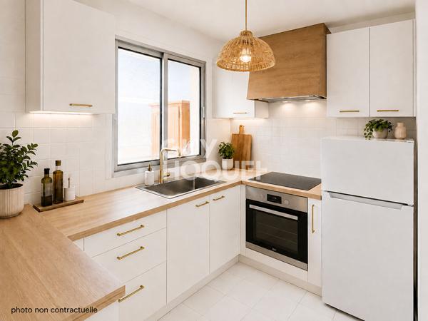 Appartement T2 traversant de 47 m² à Canet-en-Roussillon - Vue marina, mer et Canigou