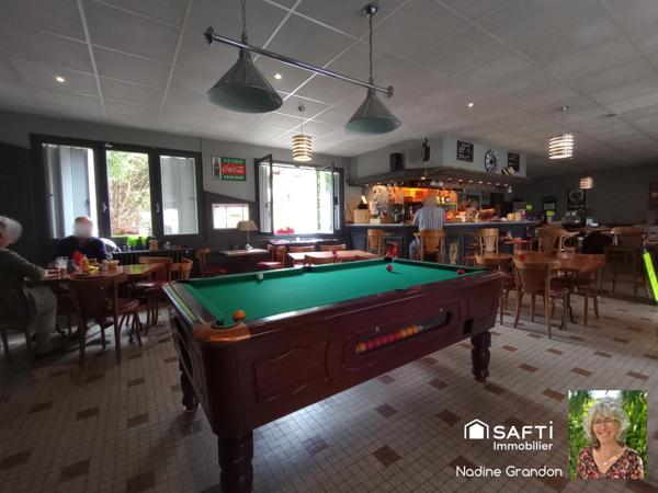 Bar-Brasserie - Murs et Fond de commerce (cause départ à la retraite)