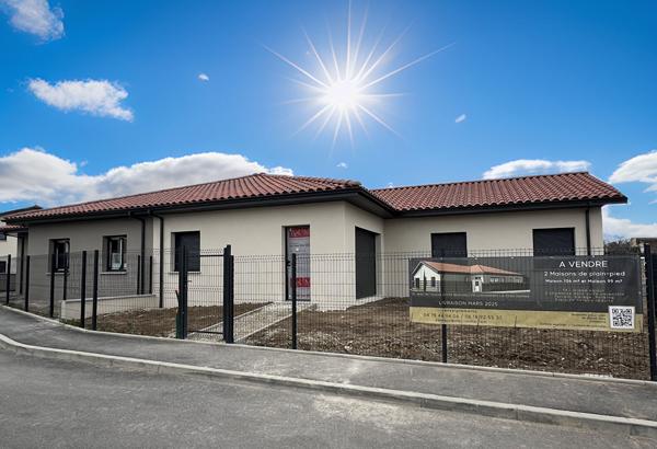 Maison neuve de plain-pied à BEAUVALLON/ Saint-Jean-de-Touslas