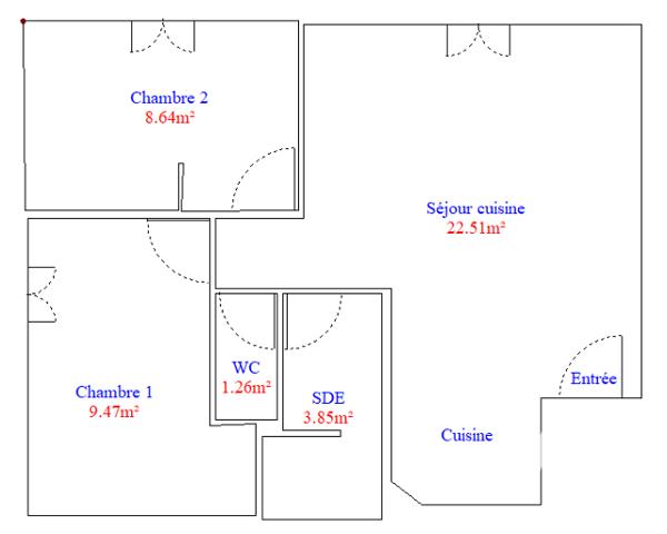 Appartement à vendre 3 pièces 46 m² Villeneuve-lès-Maguelone
