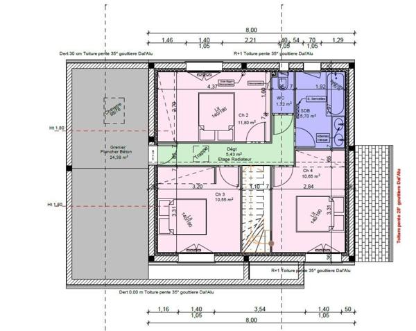 Maison neuve 118m² – 4 chambres, vie de plain-pied