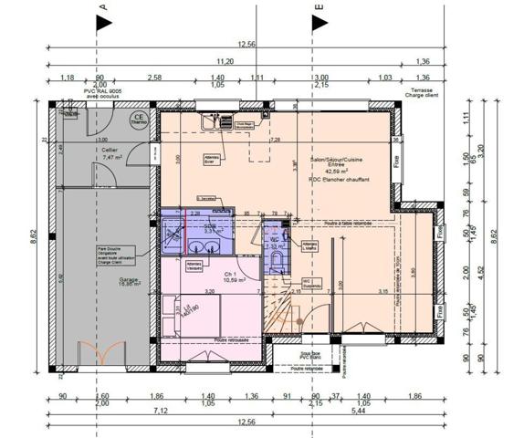 Maison neuve 118m² – 4 chambres, vie de plain-pied