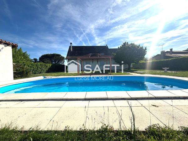 Maison de 186m2 avec piscine et double garage