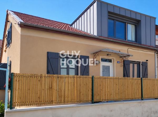 OULLINS : maison 3 pièces (70 m²) avec jardin, cave et garage