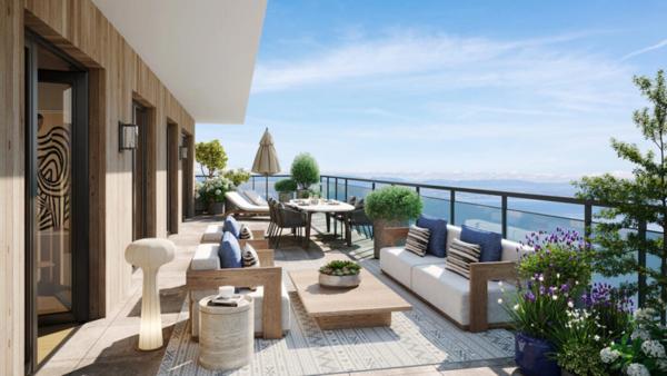 Appartement à vendre 4 pièces EVIAN LES BAINS (74)