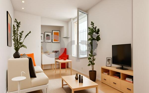 Appartement à vendre    1 pièce • 12,11 m2 Paris 20