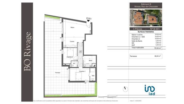 Apartment for sale 3 rooms 71 m² Biarritz