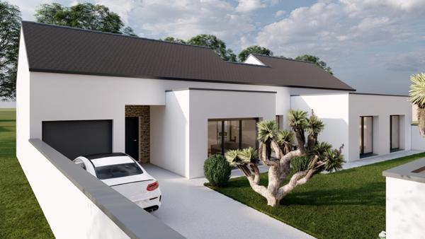 MAISON CONTEMPORAINE DE PLAIN-PIED - 114 m² - GRAND CHAMP CENTRE