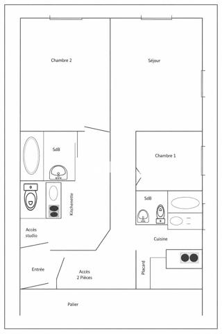 Appartement
         3 pièces
        - 51 m² 365 000 € *